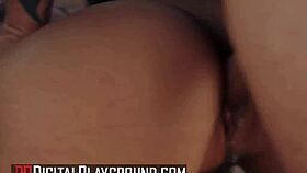 Vicki Chase rides Scott Nails suggestively.