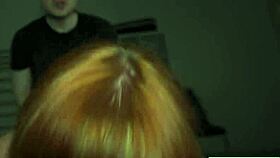 redhead teen gets her vitamin d in doggystyle pov with monster cock