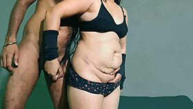 neighbor's wife seduced on valentine's day at home with deep missionary fucking.