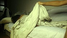 The Stepson Wonders If He Can Crawl Under The Blanket