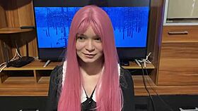 step sister in uniform: 'wanna see my blowjob skills, bro?'