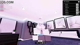 Watch this Roblox character with big tits getting fucked by monster cock