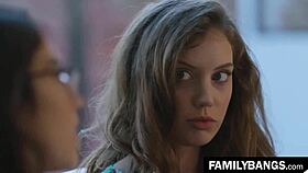 School step sisters crush on each other