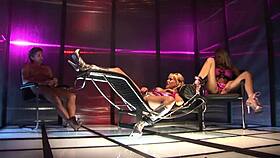 carly parker and stacey saran jizzed on breasts after wild session