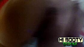 Laura Santos, the Brazilian beauty with a big ass, enjoys anal sex with a monster cock in this hot scene