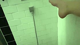 Arab young 18+ elite saudi girl masturbates tight pussy in shower with perfect body