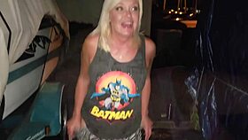 Explore Being A Naked Housewife In Lingerie As A Pee Queen With Her Lover Outdoors