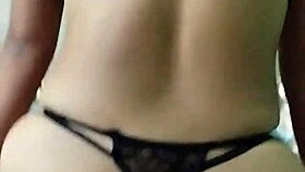 girlfriend squeezes cock until cum in amateur scene.