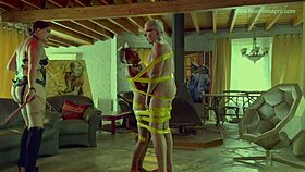 Mistress April dominates her slave hard.