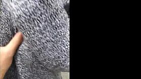 i watch this hot brunette sucking cock in public outdoor flashing