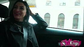 Horny valencian nelia estrada rides big cock in madrid