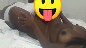 I feel intense pleasure as a black woman orgasms