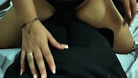 Hermosa latina dances sexy, then we fuck in living room