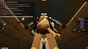 this is the 118th roblox video with various characters and neutral actions in a game setting