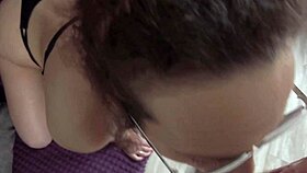 Curly Amateur Gf Cock Sucking In Pov With Glasses