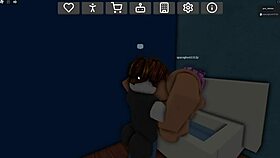 Fucking Some Roblox Pussy with Deepthroat Action