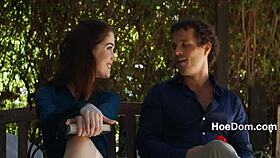 robby apples and evelyn claire ignite outdoor passion