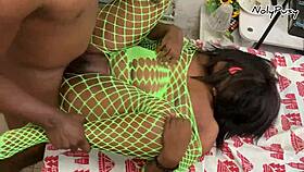 desperate sex with my boy boi pounding my tight pussy hard on rainy day without condom