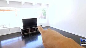 Lauren Phillips rides with bouncy tits.