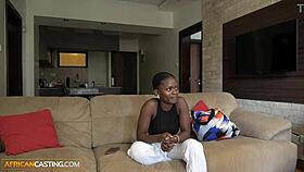 I rammed that shy african babe at the casting interview