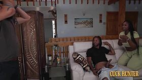 ebony wife surprises husband on anniversary