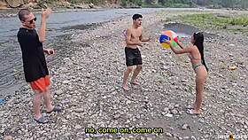 We Fuck Behind Step-Dad's Back In Shared Bed With Step-Sister