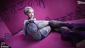 tattooed anal masturbation