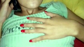 Venezuelan Babe Opens Legs While Talking on Phone at Intimate Party