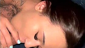 this naughty teen is doing a hot blowjob right now