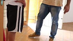 My wife helps the buyer sell my house faster 😉