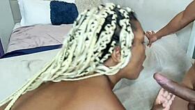 Black Big Ass Latina Fucks Monster Cock Until Receiving Hot Cum In Ass