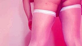 this mexican milf masturbates for stepson, craving his cock and cum in swinger cuckold