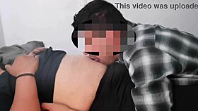 Milf Girl Licks Belly Button in Amateur Fetish Session