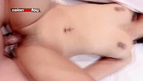 Petite Asian teen fucked doggy style! 😍