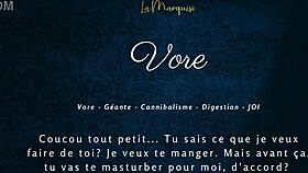 hey, this french giantess gives huge jerk off instructions in audio porn joi 😏