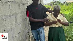 Amateur Student Sucks Cock In Building