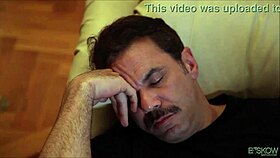 Under the covers handjob featuring milf.