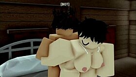 Working on my Roblox project with friends.