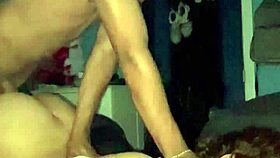 latina babe getting her pretty pussy stuffed with long cock in missionary