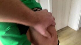 Hot secretary gets licked in roleplay