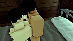 Working on my Roblox project with friends.