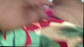 Curvy BBW Wife Strokes Pussy in Church Bathroom