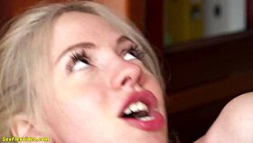 hot creampie after flexible acrobatic sex with croatian gymnast