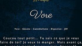 hey, this french giantess gives huge jerk off instructions in audio porn joi 😏