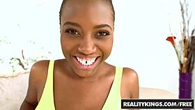 Eva Quinn and Tyler Steel fuck in big naturals series