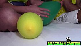 Watching Brazil Game Victory Then Fucking Hot Blonde Evy Kethlyn
