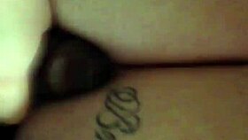 He nuts on those big tits