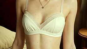 Eastern European Girls In Flowery Panties And Lingerie Barefoot