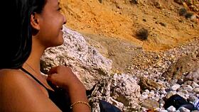 My wife watches me fuck this hot brunette?