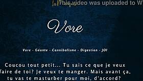 hey, this french giantess gives huge jerk off instructions in audio porn joi 😏